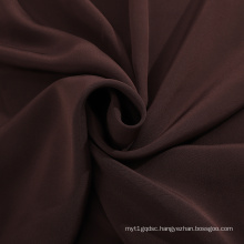 Stronger wrinkle resistance Brown 30 M/M heavy crepe de chine silk cdc